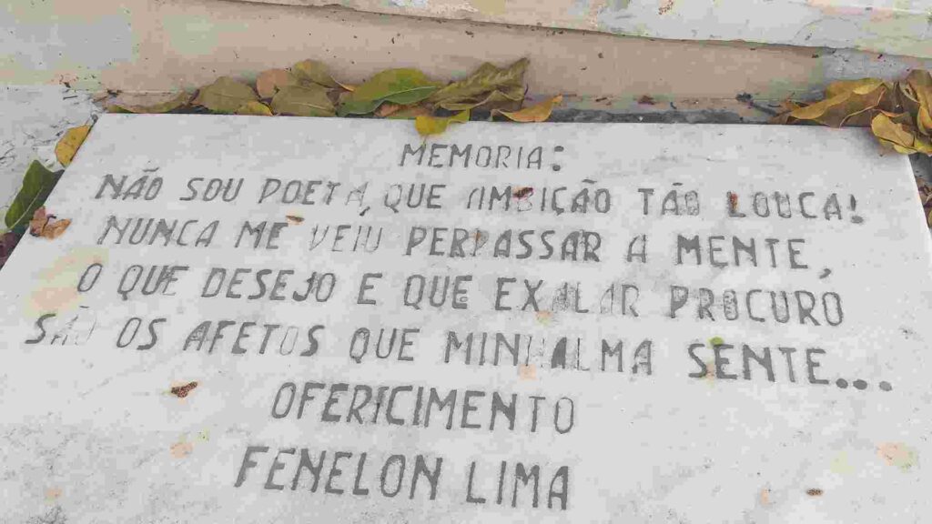Epitáfio no Túmulo de Luiza Amélia, Psicografia a seu pedido 
